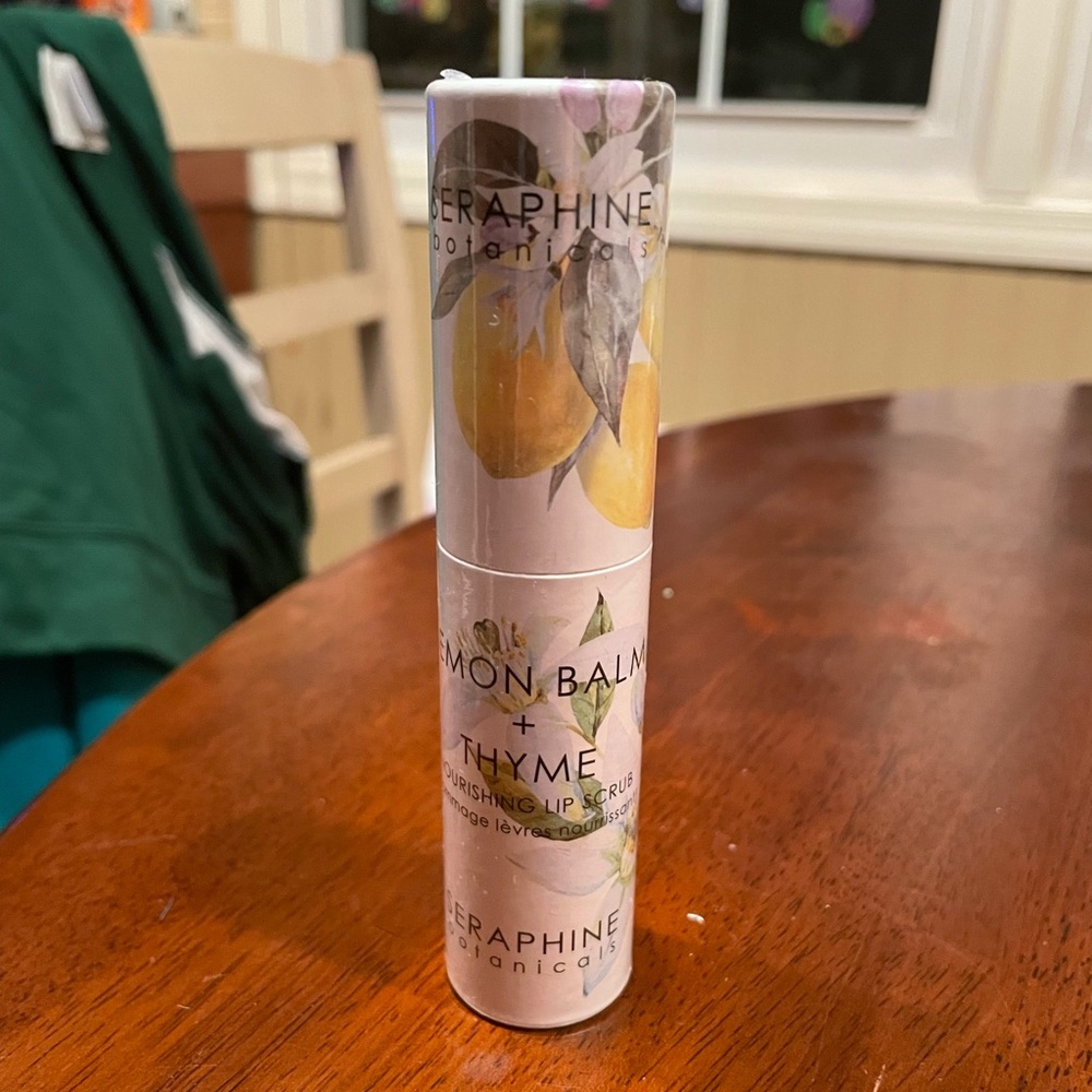 Seraphine botanicals Lemon Balm + Thyme - Nourishing Lip Scru